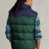 Green Men’s Ralph Lauren Water-repellent Down Western Gilet Jackets Green Men’s Ralph Lauren Water-repellent Down Western Gilet Jackets