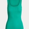 Green Women’s Ralph Lauren Cotton-Blend Tanks