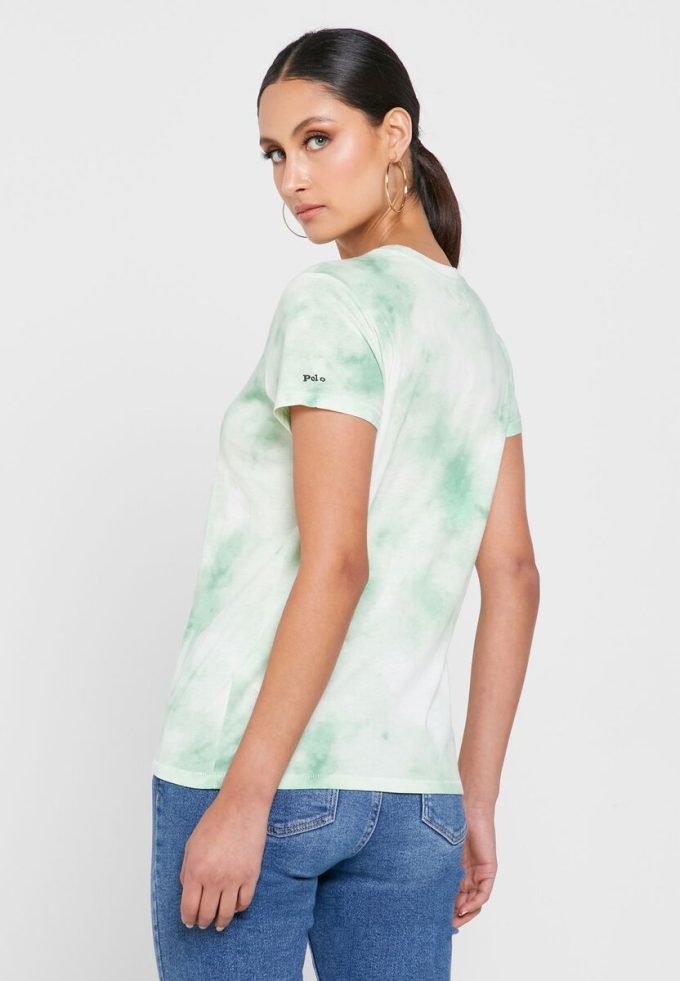 Green Women’s Ralph Lauren Crew Neck Graphic T Shirts Green Women’s Ralph Lauren Crew Neck Graphic T Shirts