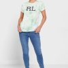 Green Women’s Ralph Lauren Crew Neck Graphic T Shirts Green Women’s Ralph Lauren Crew Neck Graphic T Shirts