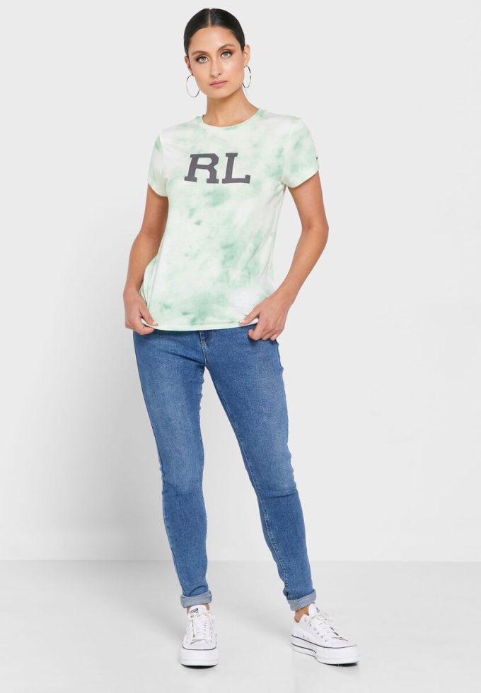 Green Women’s Ralph Lauren Crew Neck Graphic T Shirts Green Women’s Ralph Lauren Crew Neck Graphic T Shirts