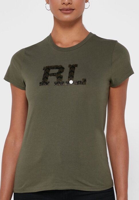 Green Women’s Ralph Lauren Graphic Crew Neck T Shirts Green Women’s Ralph Lauren Graphic Crew Neck T Shirts