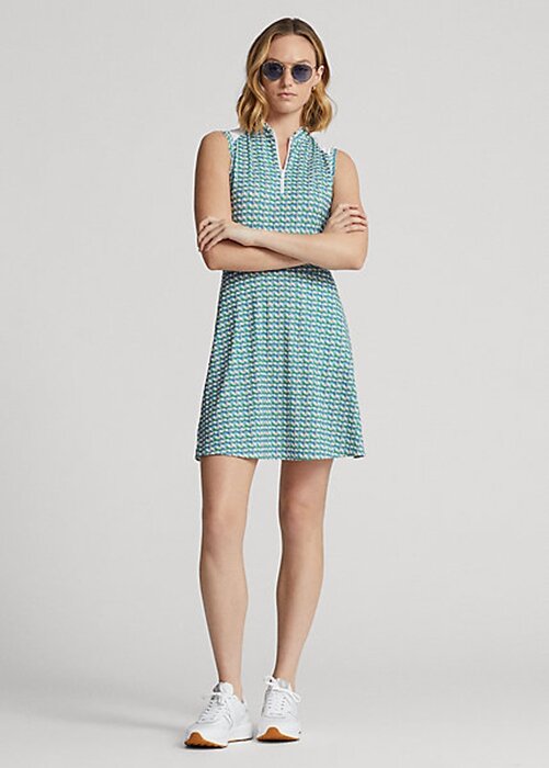 Green Women’s Ralph Lauren Graphic Paneled Jersey Dress Green Women’s Ralph Lauren Graphic Paneled Jersey Dress