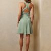 Green Women’s Ralph Lauren Haddington Jersey Sleeveless Day Dress