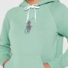 Green Women’s Ralph Lauren Pocket Detail Knitted Hoodie Green Women’s Ralph Lauren Pocket Detail Knitted Hoodie