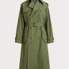 Green Women’s Ralph Lauren Poplin   Coats
