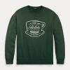 Green Women’s Ralph Lauren Ralph’s Coffee Crewneck Sweatshirts