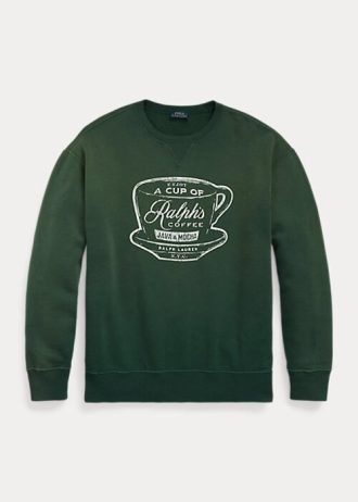 Green Women’s Ralph Lauren Ralph’s Coffee Crewneck Sweatshirts