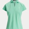 Green Women’s Ralph Lauren Tailored Fit Piqué Polo Shirts