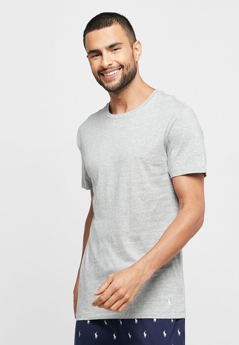 Grey Men’s Ralph Lauren 3 Pack Assorted Crew Neck T Shirts Grey Men’s Ralph Lauren 3 Pack Assorted Crew Neck T Shirts