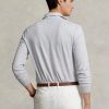 Grey Men’s Ralph Lauren Custom Slim Fit Birdseye Polo Shirts Grey Men’s Ralph Lauren Custom Slim Fit Birdseye Polo Shirts
