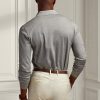 Grey Men’s Ralph Lauren Custom Slim Fit Pique Polo Shirts