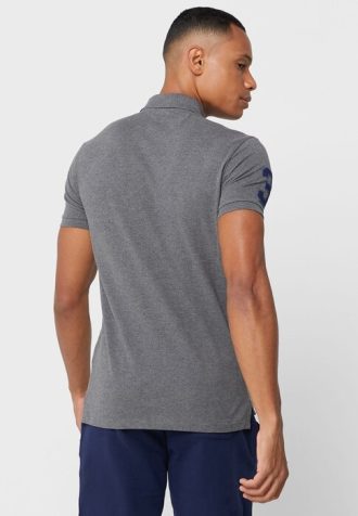 Grey Men’s Ralph Lauren Embroidered Logo Polo Shirts