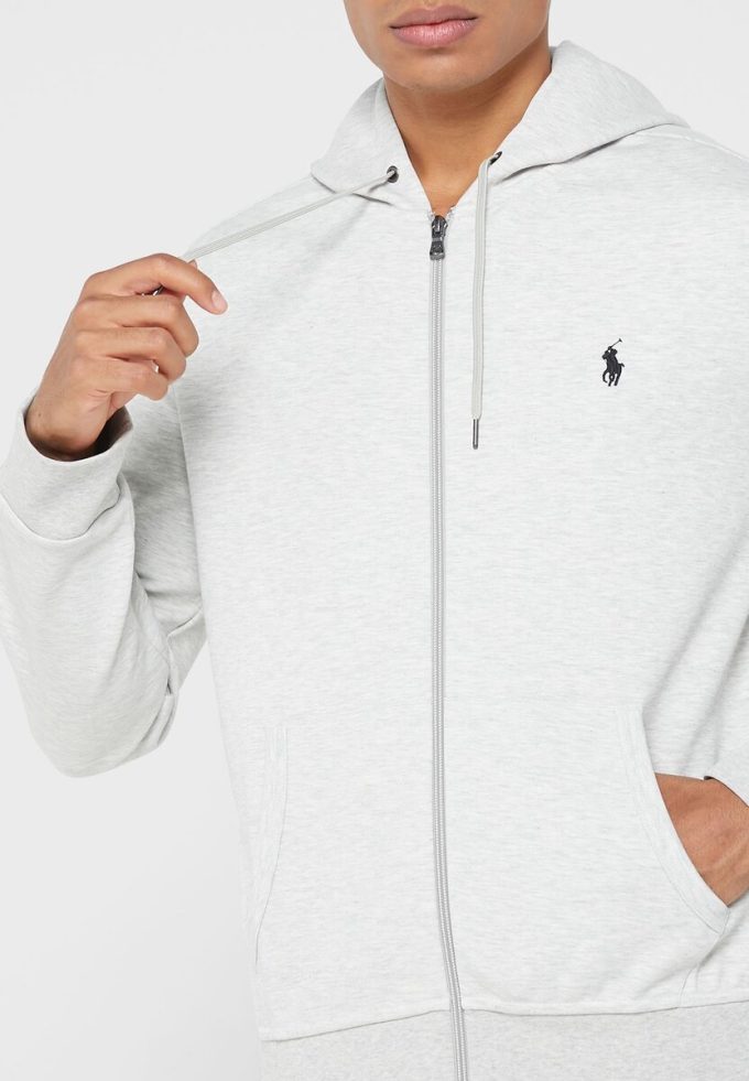 Grey Men’s Ralph Lauren Essential Hoodie Grey Men’s Ralph Lauren Essential Hoodie