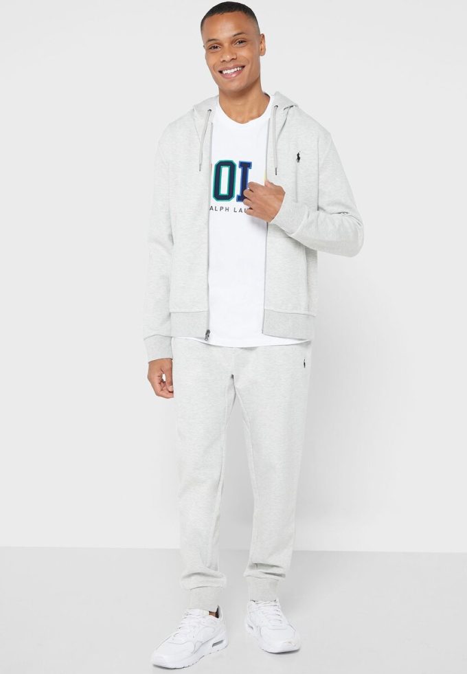 Grey Men’s Ralph Lauren Essential Hoodie Grey Men’s Ralph Lauren Essential Hoodie