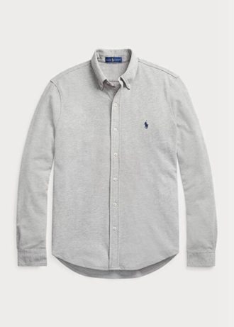 Grey Men’s Ralph Lauren Featherweight Mesh   Shirts