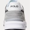 Grey Men’s Ralph Lauren Jogger Suede & Mesh Sneakers