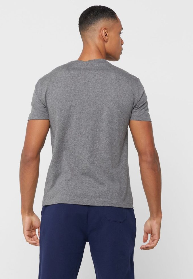 Grey Men’s Ralph Lauren Logo Crew Neck T Shirts