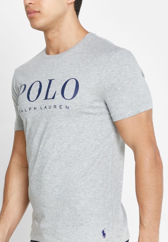 Grey Men’s Ralph Lauren Logo Crew Neck T Shirts