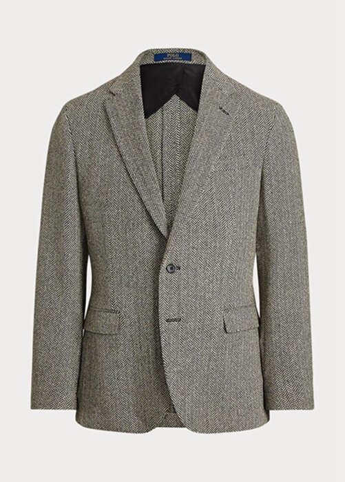 Grey Men’s Ralph Lauren Polo Soft Herringbone Sport Blazers Grey Men’s Ralph Lauren Polo Soft Herringbone Sport Blazers