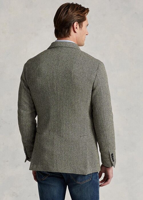 Grey Men’s Ralph Lauren Polo Soft Herringbone Sport Blazers Grey Men’s Ralph Lauren Polo Soft Herringbone Sport Blazers