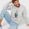 Grey Men’s Ralph Lauren Printed Polo Bear Sweatshirt