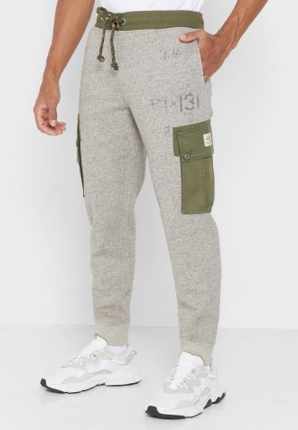 Grey Men’s Ralph Lauren Printed Sweatpants