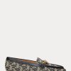 Grey Women’s Ralph Lauren Averi II Monogram Jacquard Loafers