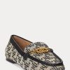 Grey Women’s Ralph Lauren Averi II Monogram Jacquard Loafers