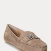 Grey Women’s Ralph Lauren Barnsbury Suede Loafers Grey Women’s Ralph Lauren Barnsbury Suede Loafers