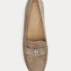 Grey Women’s Ralph Lauren Barnsbury Suede Loafers Grey Women’s Ralph Lauren Barnsbury Suede Loafers