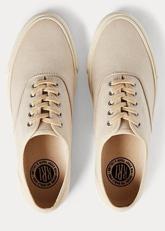 Grey Women’s Ralph Lauren Canvas Sneakers