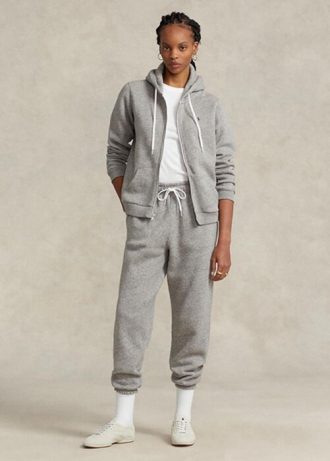 Grey Women’s Ralph Lauren Fleece Athletics   Pants