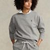Grey Women’s Ralph Lauren Fleece Pullover Sweatshirts