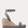 Grey Women’s Ralph Lauren Hilarie Leather Espadrille Grey Women’s Ralph Lauren Hilarie Leather Espadrille