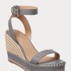 Grey Women’s Ralph Lauren Hilarie Leather Espadrille Grey Women’s Ralph Lauren Hilarie Leather Espadrille