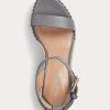 Grey Women’s Ralph Lauren Hilarie Leather Espadrille Grey Women’s Ralph Lauren Hilarie Leather Espadrille