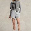 Grey Women’s Ralph Lauren Logo Fleece Shorts Grey Women’s Ralph Lauren Logo Fleece Shorts