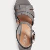 Grey Women’s Ralph Lauren Soffia Nappa Leather Sandals Grey Women’s Ralph Lauren Soffia Nappa Leather Sandals