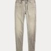 Grey Women’s Ralph Lauren Stretch High Skinny Distressed Jeans