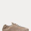 Grey Women’s Ralph Lauren The Suede Pony Ballerina Sneakers