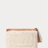 Honey/Cream Women’s Ralph Lauren Shearling Envelope Handbag Honey/Cream Women’s Ralph Lauren Shearling Envelope Handbag