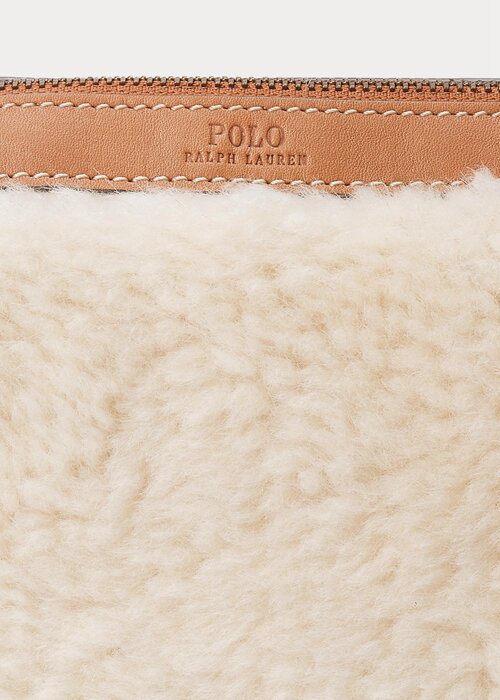 Honey/Cream Women’s Ralph Lauren Shearling Envelope Handbag Honey/Cream Women’s Ralph Lauren Shearling Envelope Handbag
