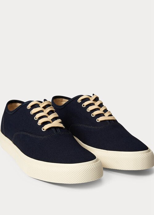 Indigo Men’s Ralph Lauren Indigo Canvas Sneakers Indigo Men’s Ralph Lauren Indigo Canvas Sneakers