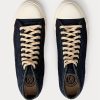 Indigo Men’s Ralph Lauren Mayport Indigo Canvas Sneakers