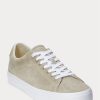 Khaki Men’s Ralph Lauren Longwood Suede Sneakers Khaki Men’s Ralph Lauren Longwood Suede Sneakers