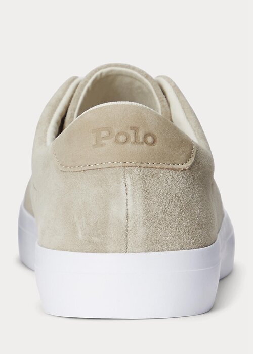 Khaki Men’s Ralph Lauren Longwood Suede Sneakers Khaki Men’s Ralph Lauren Longwood Suede Sneakers