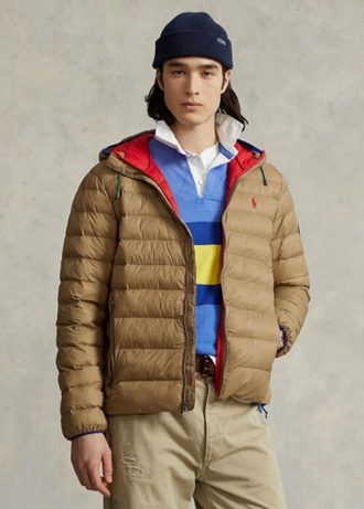 Khaki Men’s Ralph Lauren Packable Water-repellent   Jackets