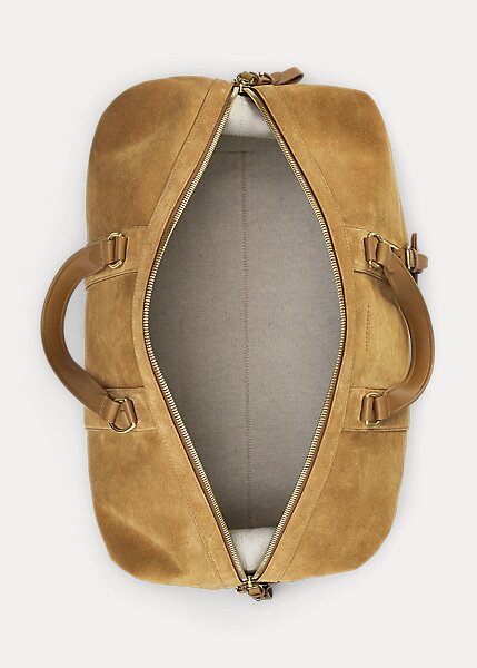 Khaki Men’s Ralph Lauren Welington Calf-Suede Duffle Bags Khaki Men’s Ralph Lauren Welington Calf-Suede Duffle Bags
