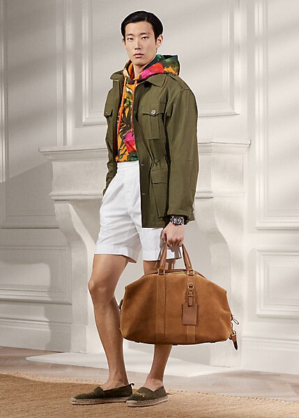 Khaki Men’s Ralph Lauren Welington Calf-Suede Duffle Bags Khaki Men’s Ralph Lauren Welington Calf-Suede Duffle Bags